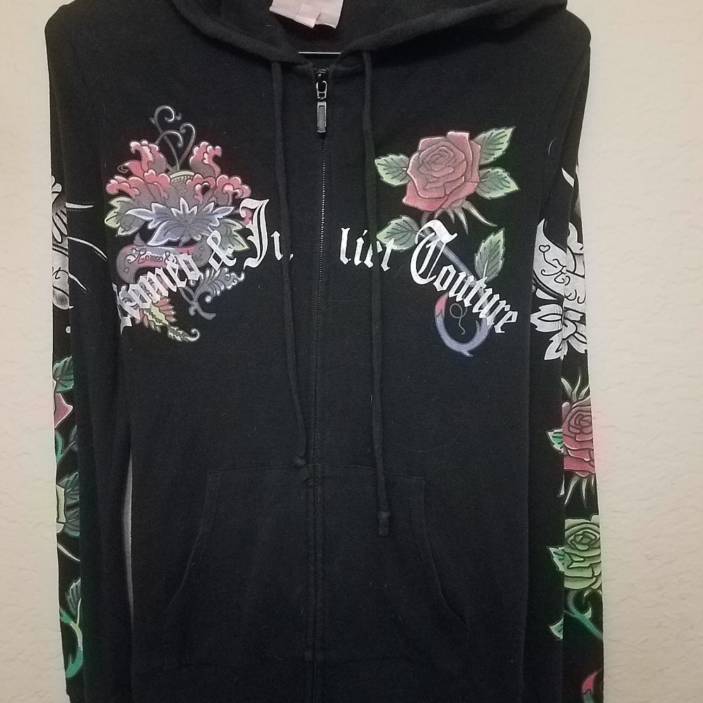 Romeo and juliette couture zip up hoodie